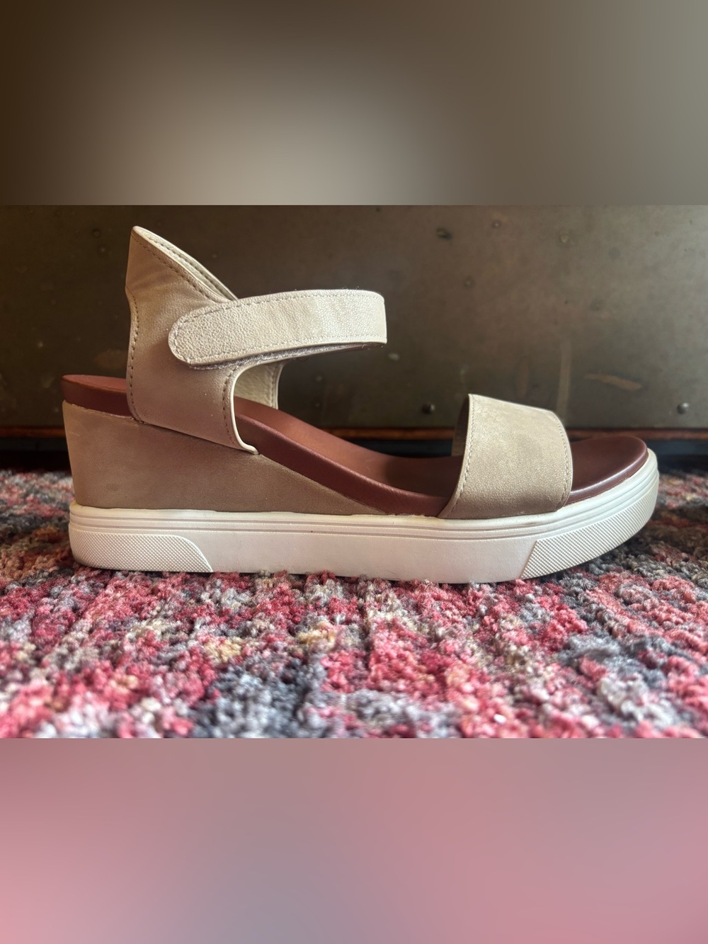 MIA Tobin Sport Bottom Wedge, taupe